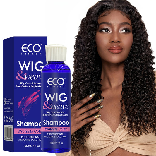 Style & Shine Hair  Eco Wig Unisex Adult Shampoo 120ml, Coconut Oil Enriched, Moisturizing & Smoothing, Plant Extracts, Suitable for All Wigs, Normal Hair Type, Liquid Form, Clean Effect