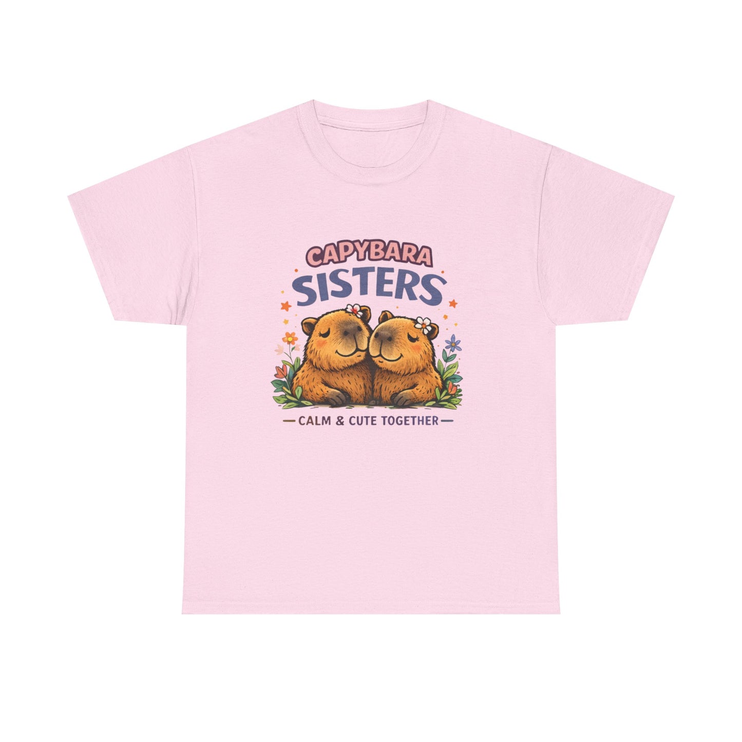 Capybara Sisters T Shirt