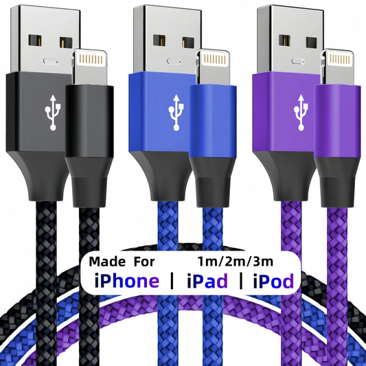 Mobile  MFi Approved Quick Charging High-Speed Lightning Cable - Sturdy and Knot-Free Design