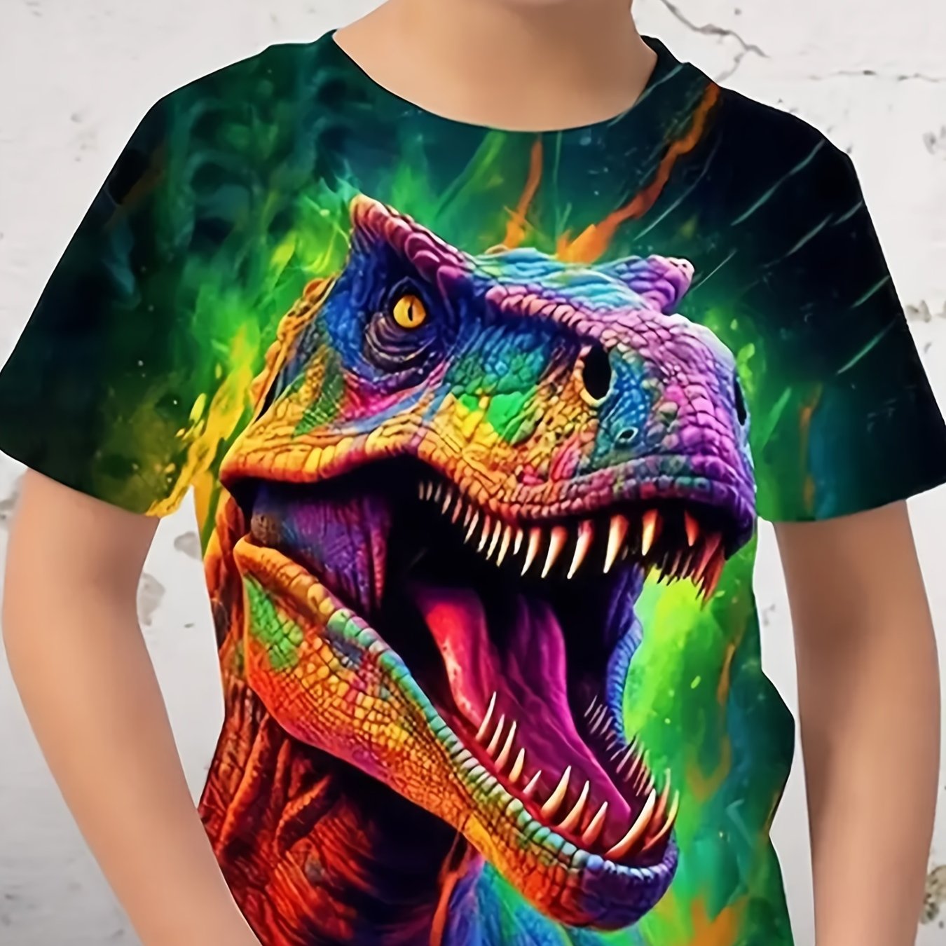 Boy  clothing  Dinosaur 3D Print T-Shirt, Tees For Boys