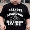 Boy  clothing  Grandpa & Grandson Best Friends T shirt