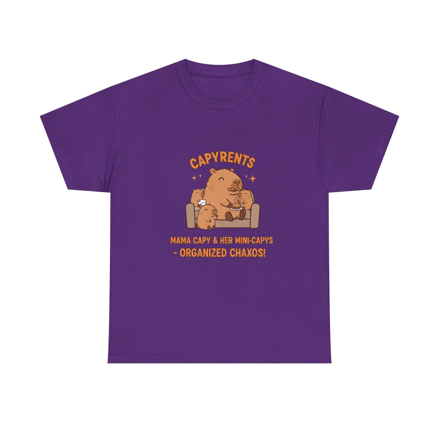 Mama Capybara lounging on a couch T Shirts
