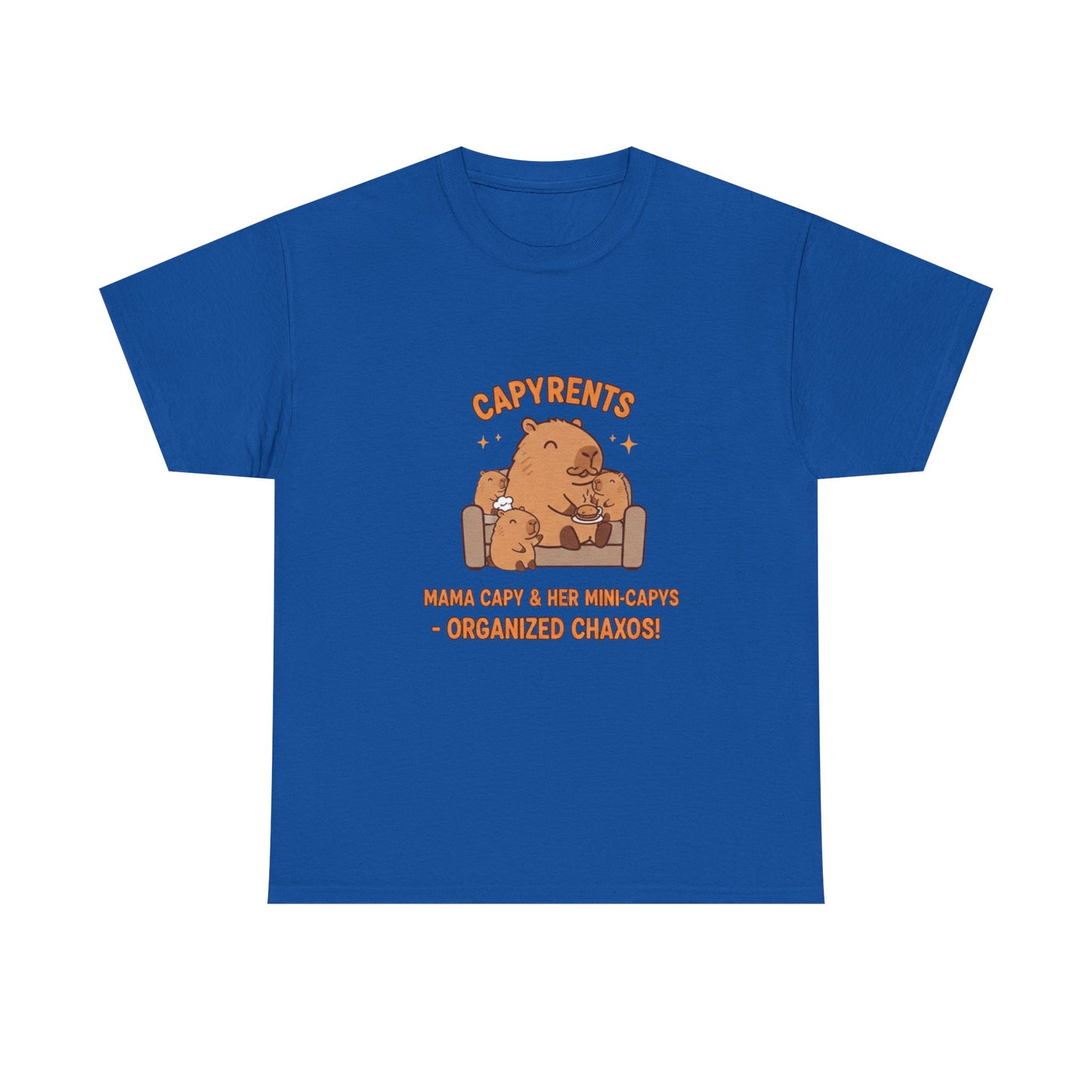 Mama Capybara lounging on a couch T Shirts