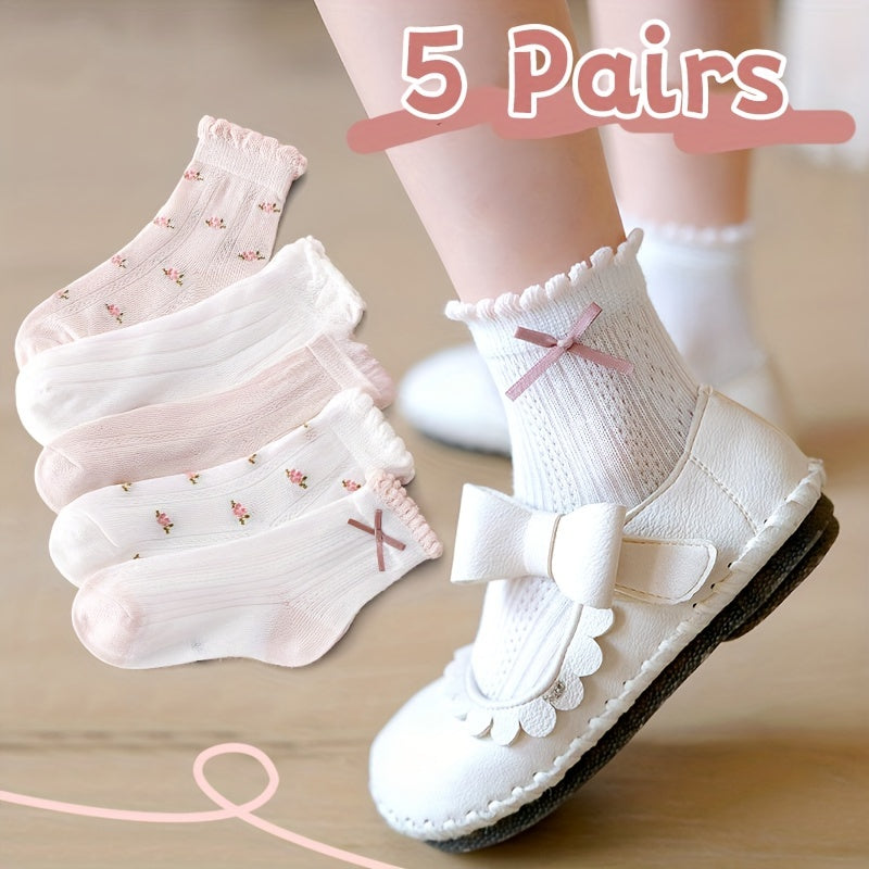 Girl clothing  5pcs Girls'  Socks