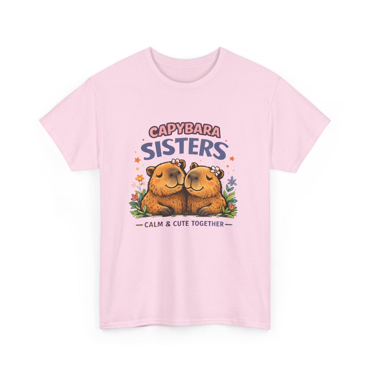 Capybara Sisters T Shirt