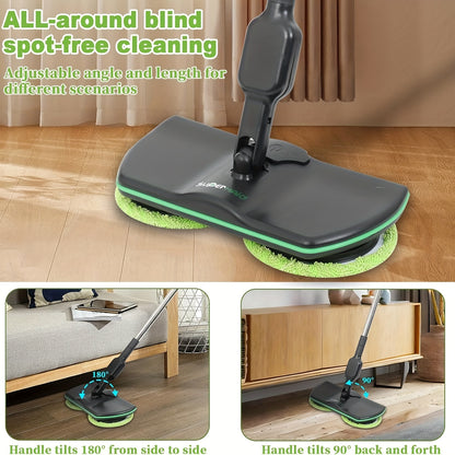 Kitchen   Easy to Use Cordless Electric Mop, Floor Cleaning Electric Scrubber Sweeper Polisher Set