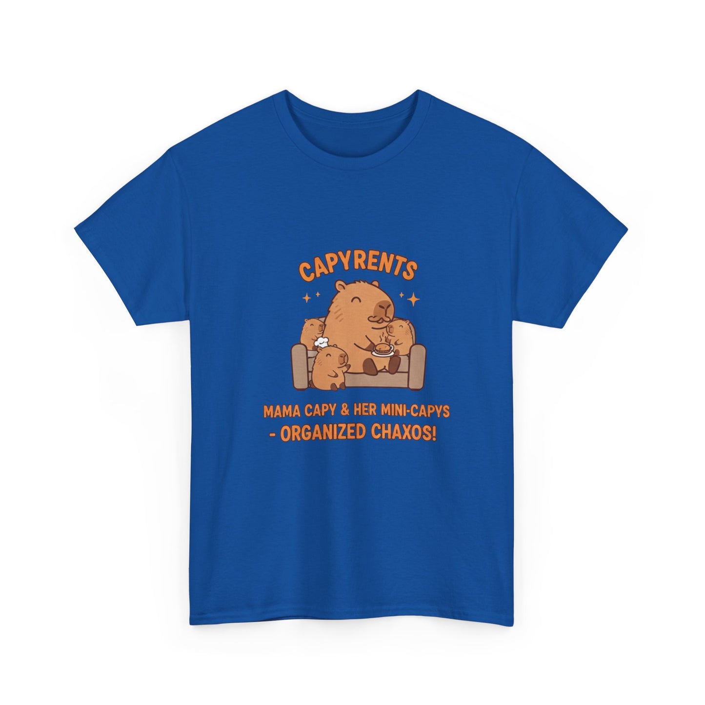 Mama Capybara lounging on a couch T Shirts