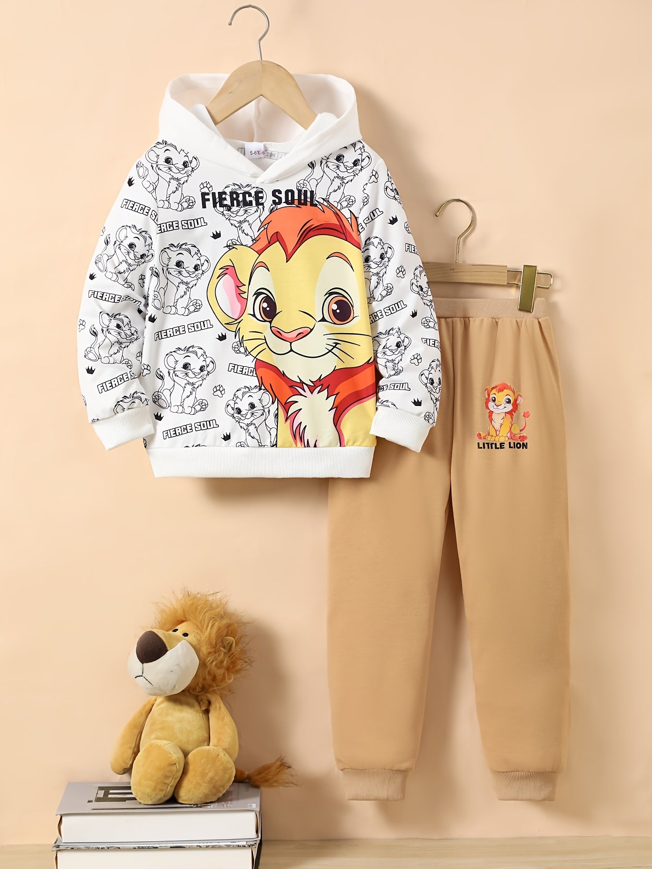 Boy  clothing   Autumn And Winter Set for Boys Featuring a Hoodie And Sweatpants