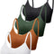 4 Pieces Bralette Neck Cami Bra Wireless Tank Top Bra Sports Bra for Women