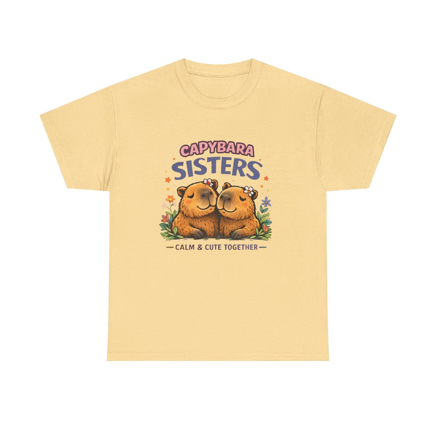 Capybara Sisters T Shirt