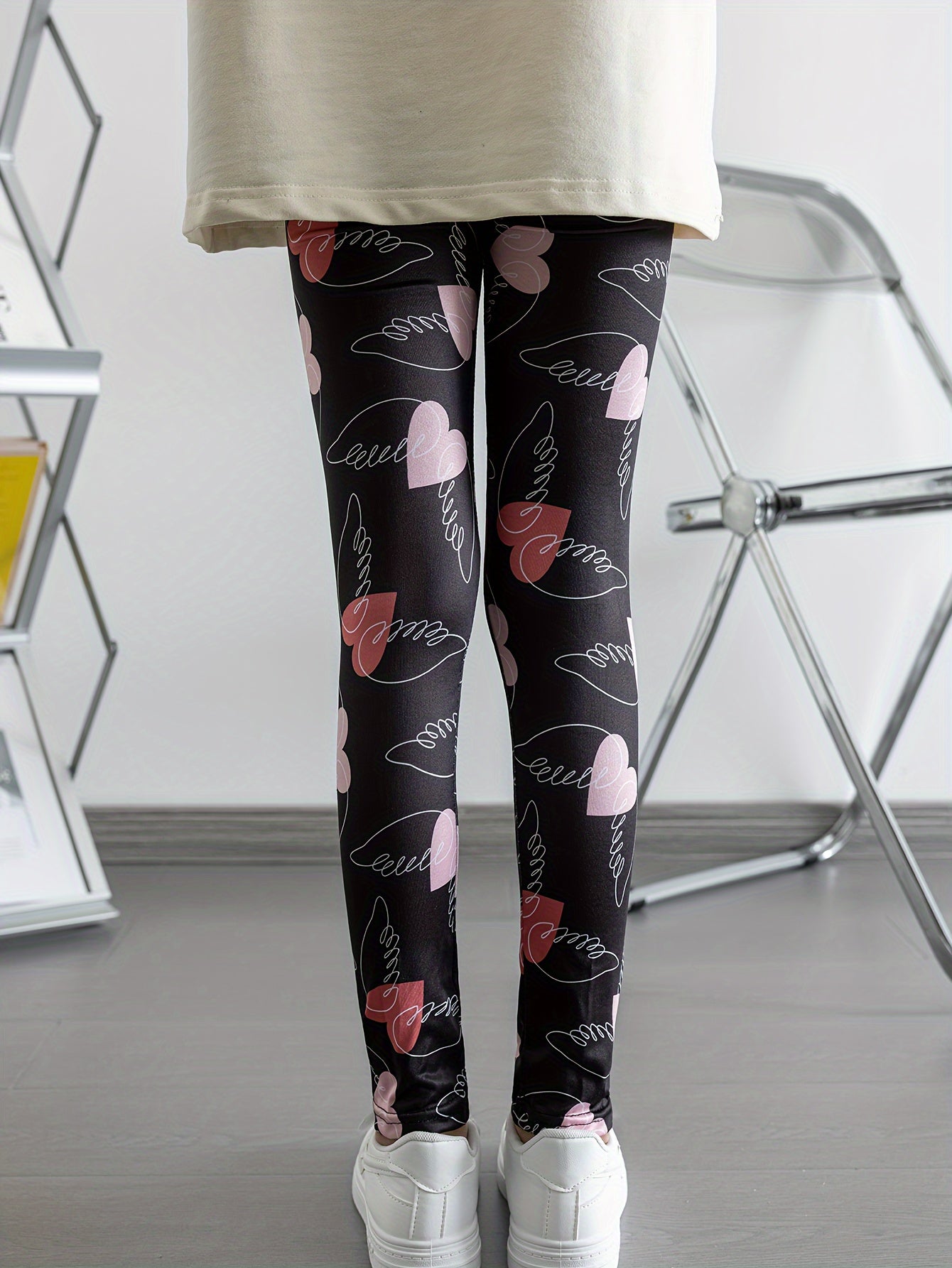 Girl clothing 3pcs Girls' Print Leggings