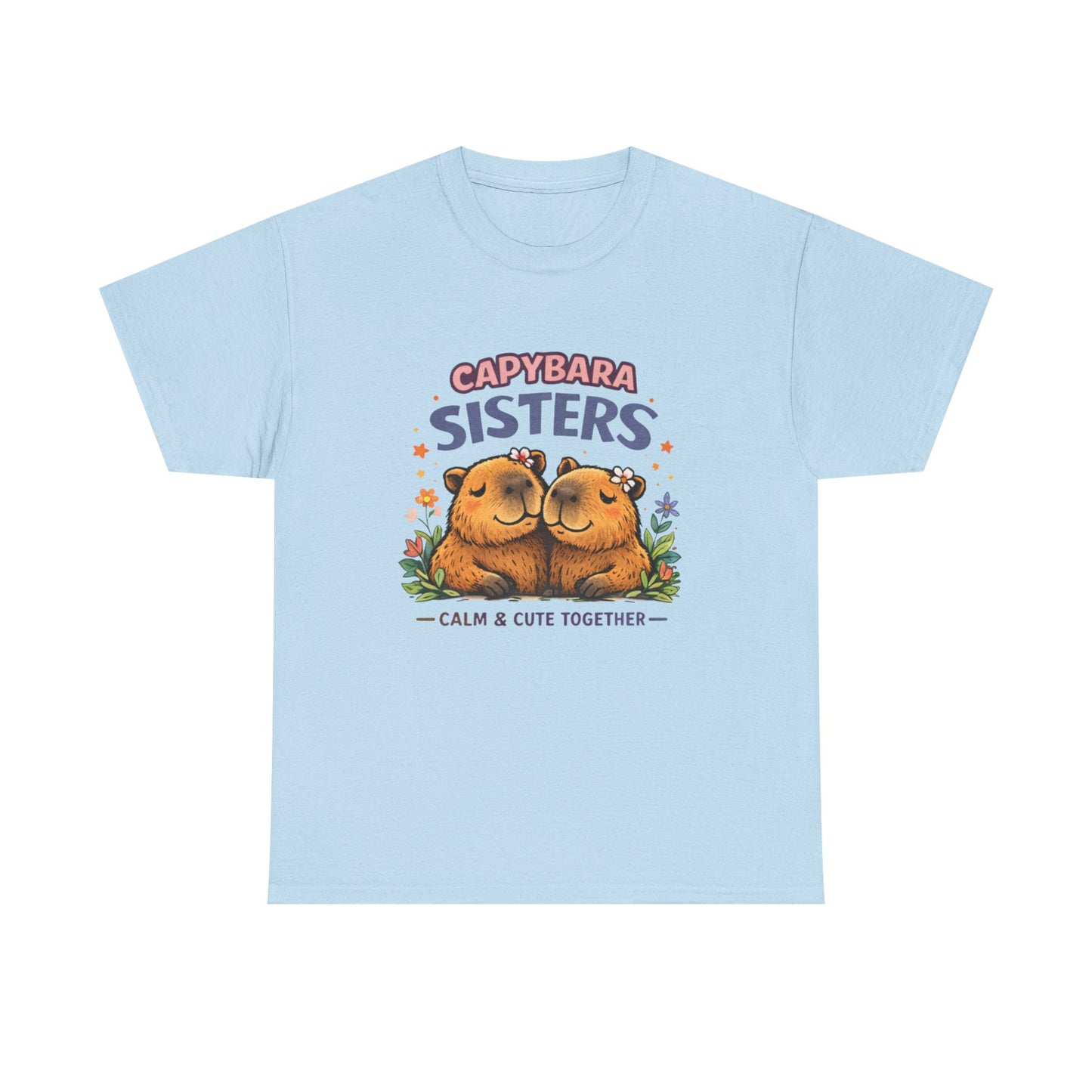 Capybara Sisters T Shirt