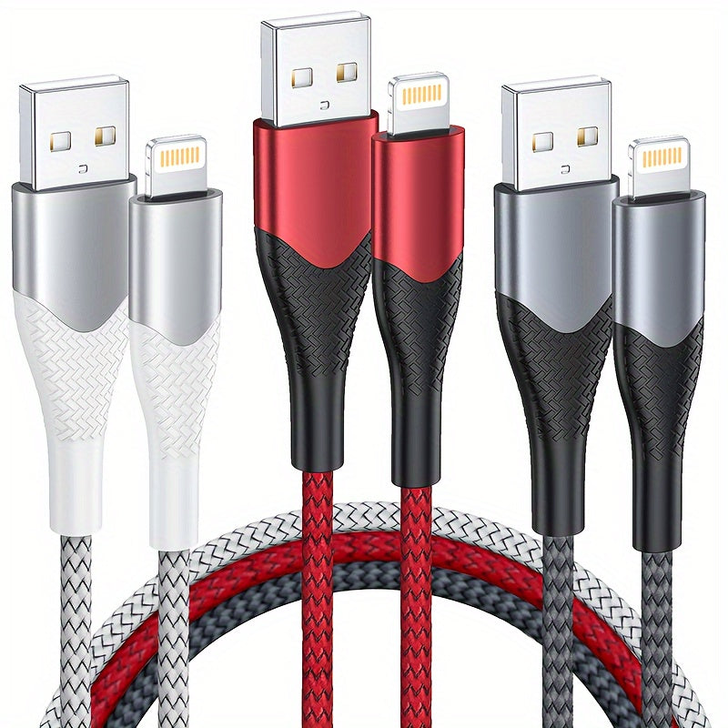 Mobile  3/6pcs for iPhone fast charging cable, 180cm charger data cable