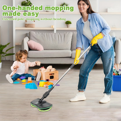 Kitchen   Easy to Use Cordless Electric Mop, Floor Cleaning Electric Scrubber Sweeper Polisher Set