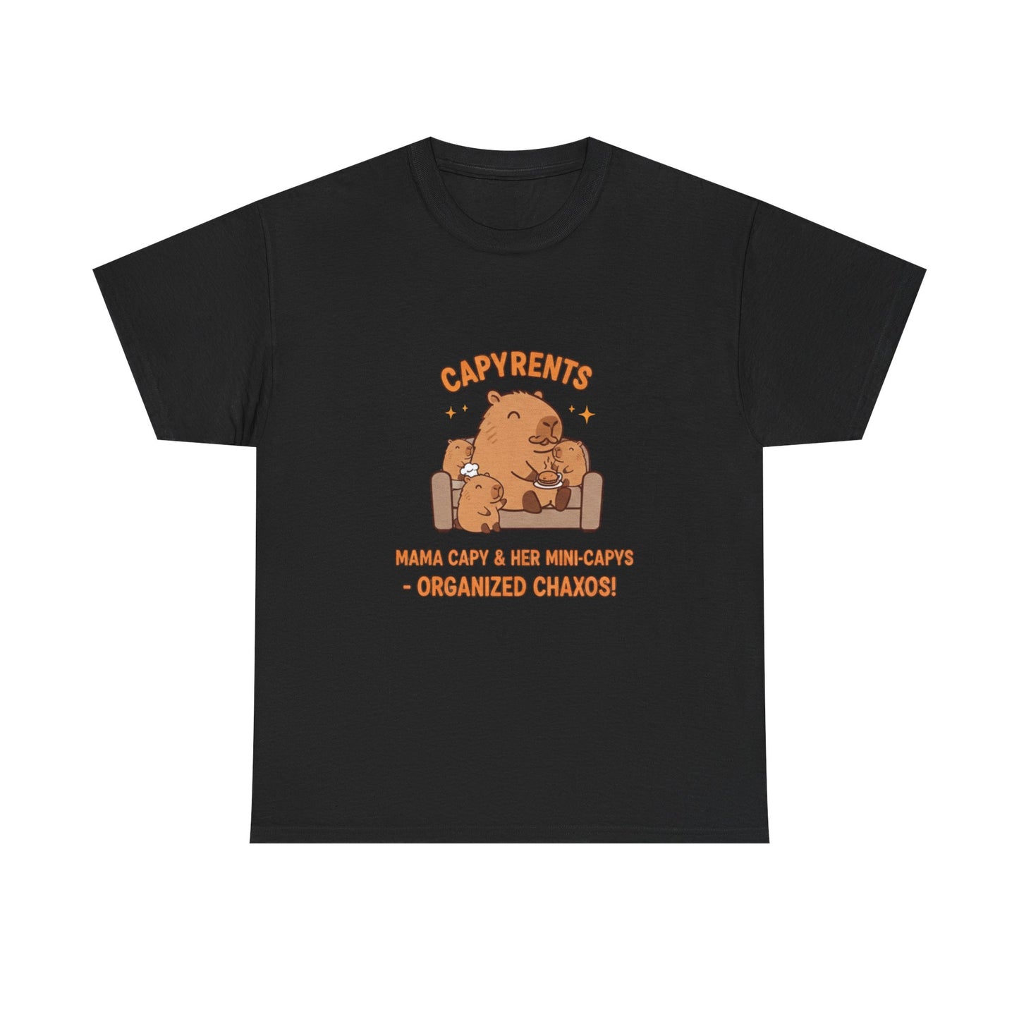 Mama Capybara lounging on a couch T Shirts