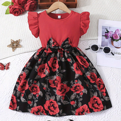 Girl clothing   Ruffle Sleeveless Dress For Girls