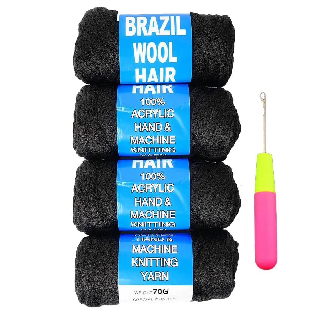 MUFU Pure Color Synthetic Hair Extension – 1 Strand/Pack, Heat-Resistant Fiber/Style & Shine Hair
