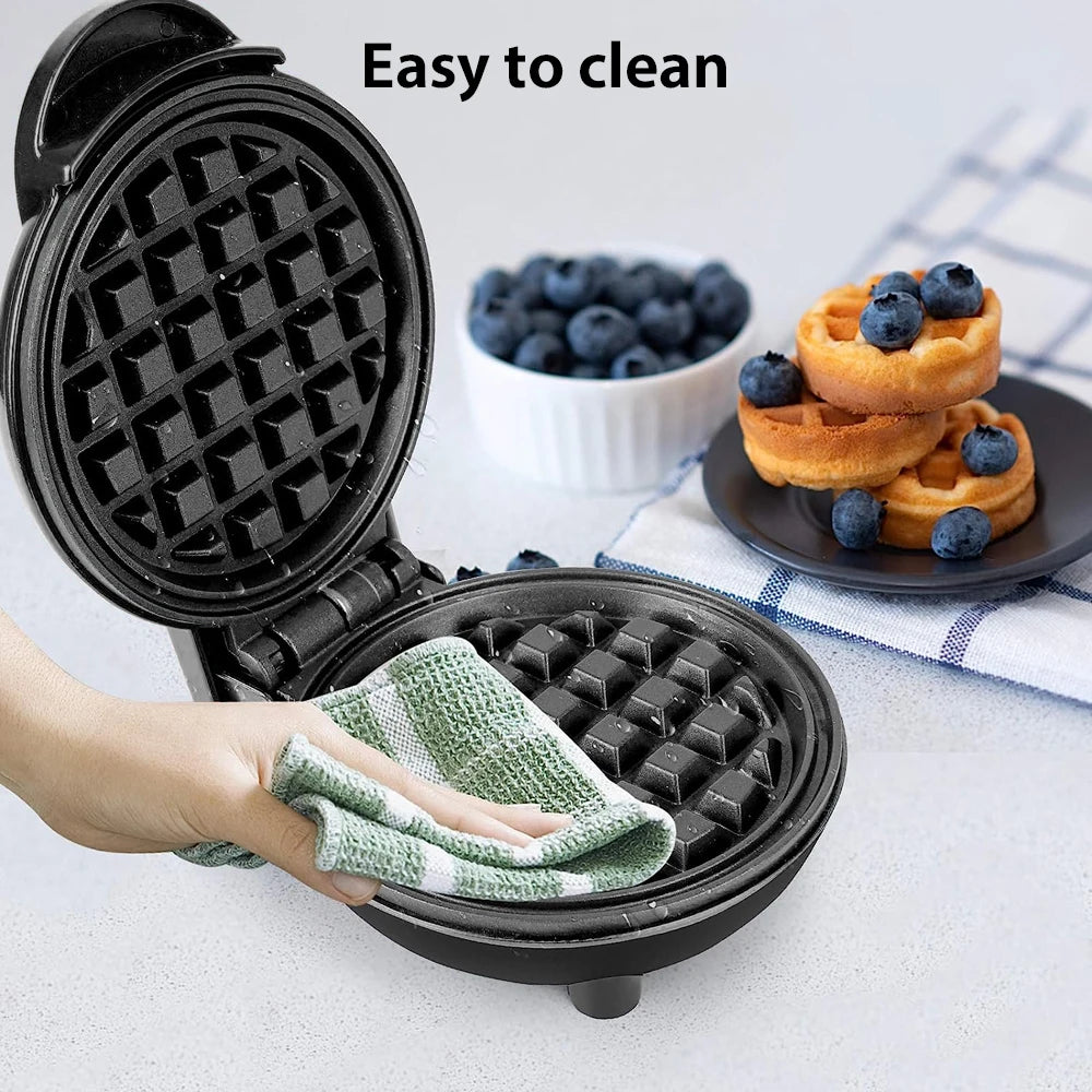 Kitchen 350W kitchen Mini Waffle Maker Electric Breakfast Maker Non Stick Pancake Bubble Egg Cake Oven Pan Eggette Machine