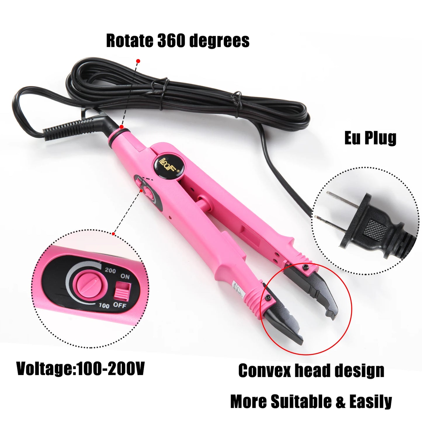 Style & Shine Hair   Extension Iron Professional Hair Styler