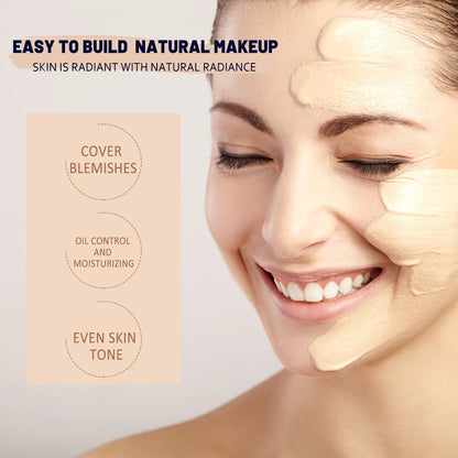 Makeup and face Cream Oil Control Even Skin Tone Nourish Brighten Skin Waterproof Concealer