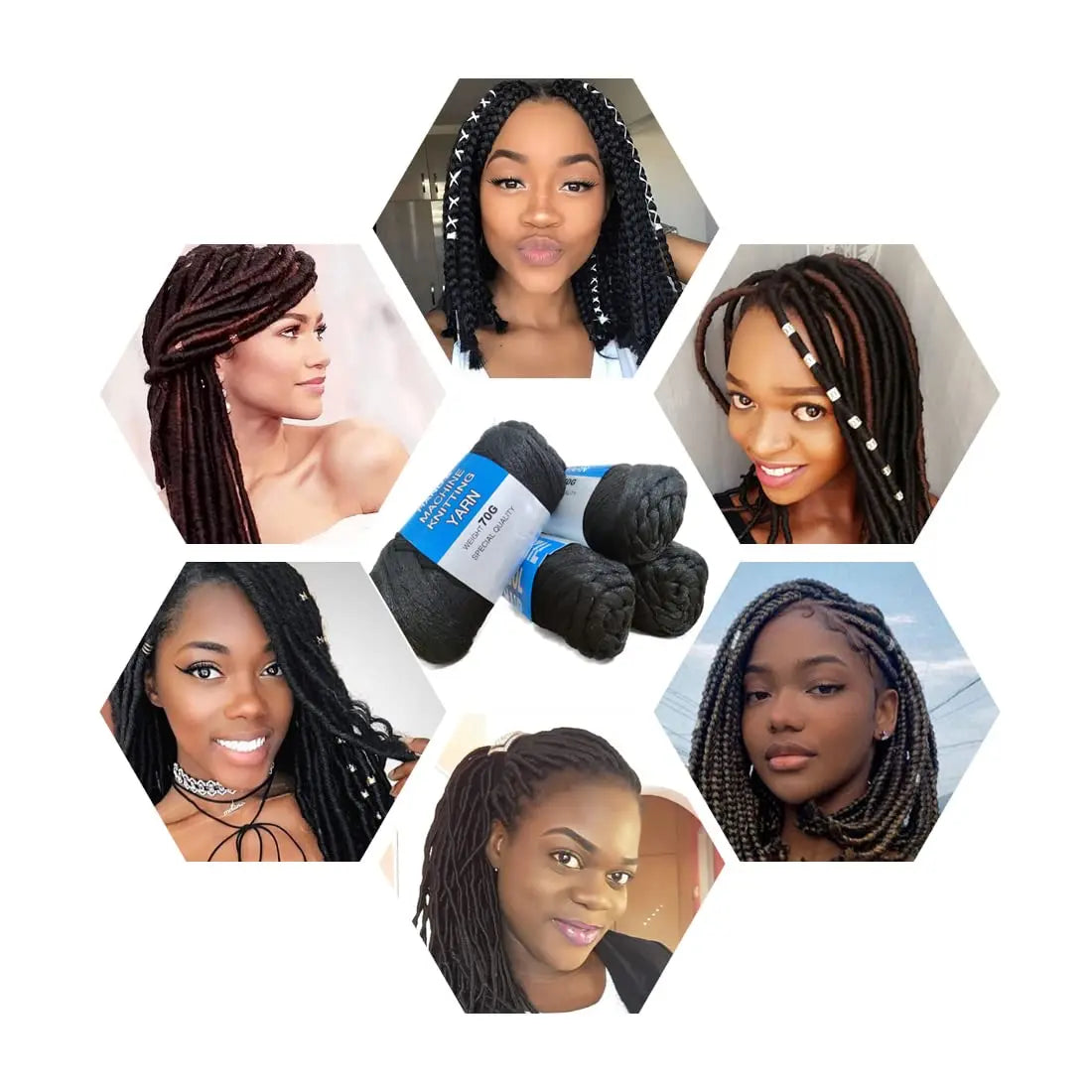 MUFU Pure Color Synthetic Hair Extension – 1 Strand/Pack, Heat-Resistant Fiber/Style & Shine Hair