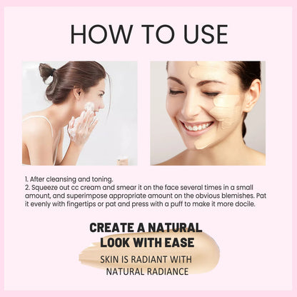 Makeup and face Cream Oil Control Even Skin Tone Nourish Brighten Skin Waterproof Concealer