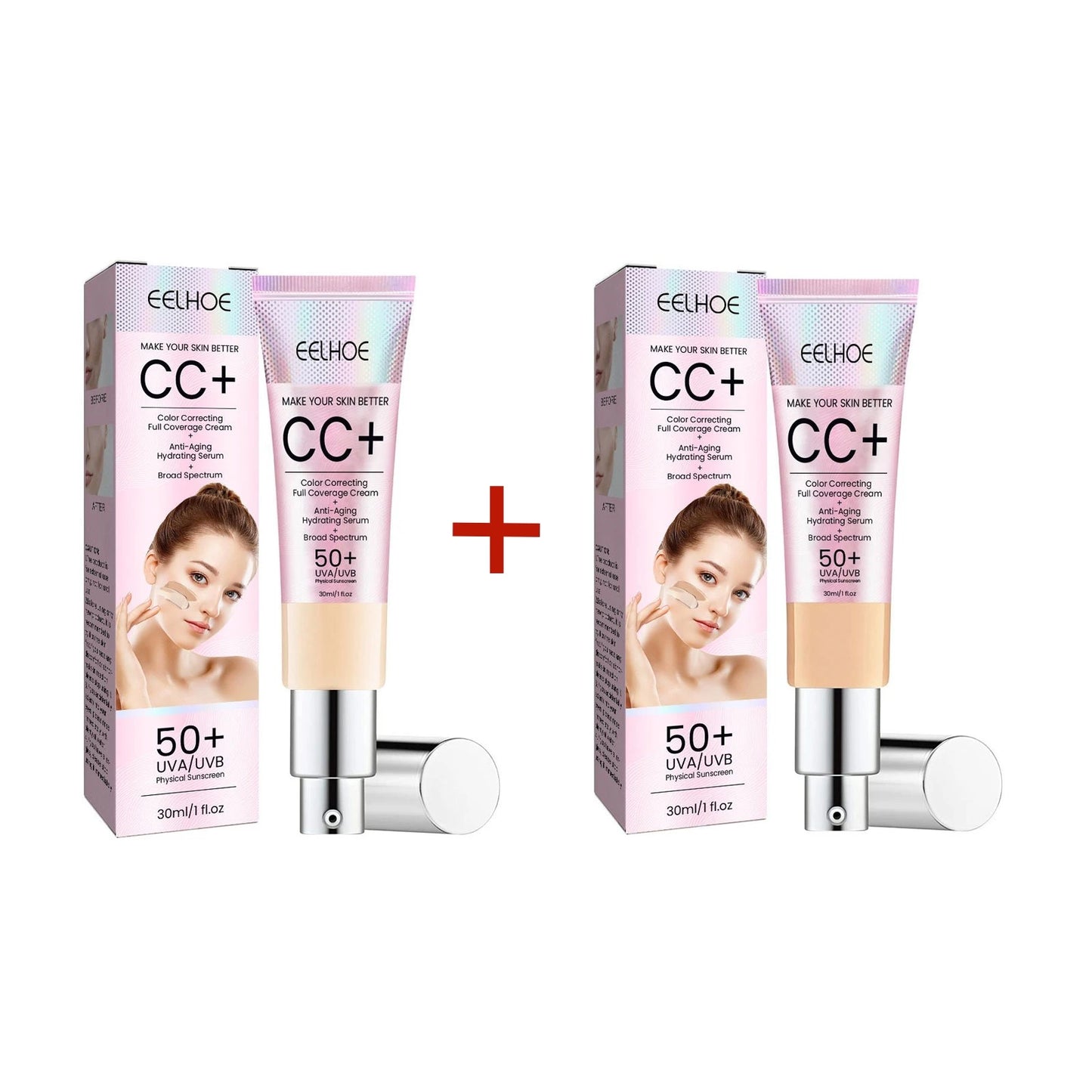 Makeup and face Cream Oil Control Even Skin Tone Nourish Brighten Skin Waterproof Concealer