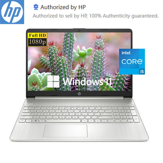 Laptop  HP 15.6" FHD IPS Flagship Laptop Computer,Intel Core i5-1135G7,16GB RAM,1TB SSD,Iris Xe Graphics,WiFi 6,Windows 11 Home,Silver