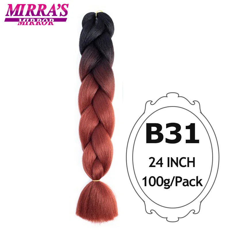 Style & Shine Hair  Jumbo Braiding Hair Extensions High Temperature YAKI Fiber Hair For Braids Synthetic Braiding Box Hair Ombre Jumbo Braid Purple