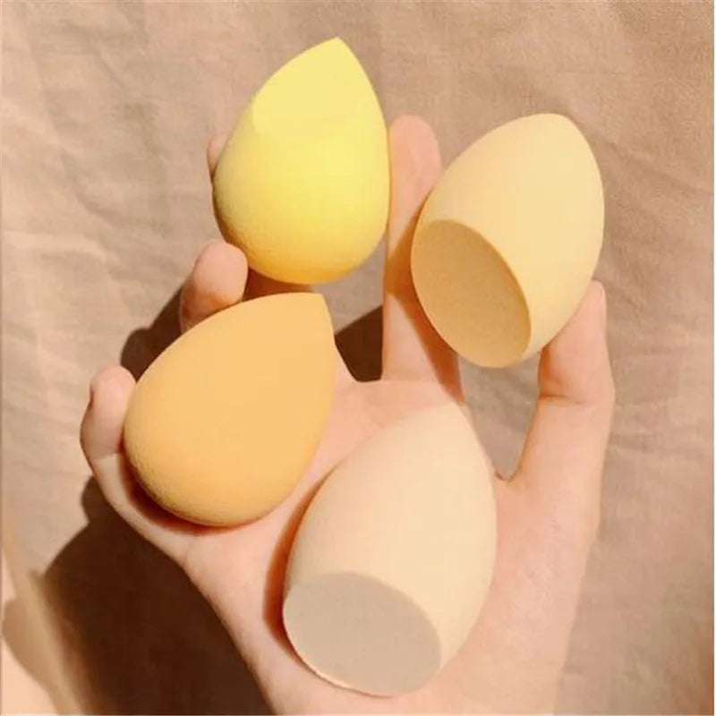 Makeup and face 4pcs Makeup Sponge Powder Puff Dry and Wet Combined Beauty Cosmetic Ball