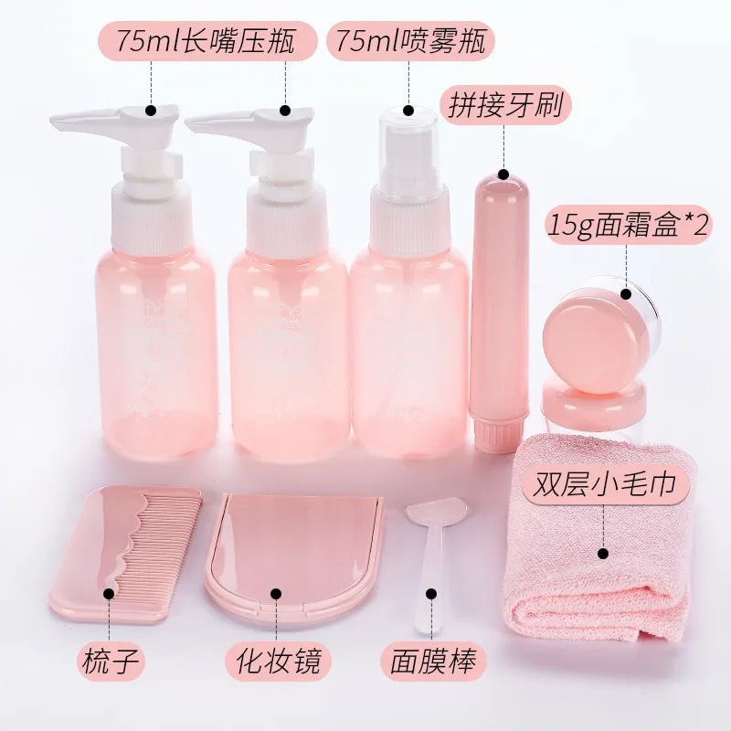 Makeup and face  10 pc/Set Travel Mini Makeup Cosmetic Face Cream Bottles