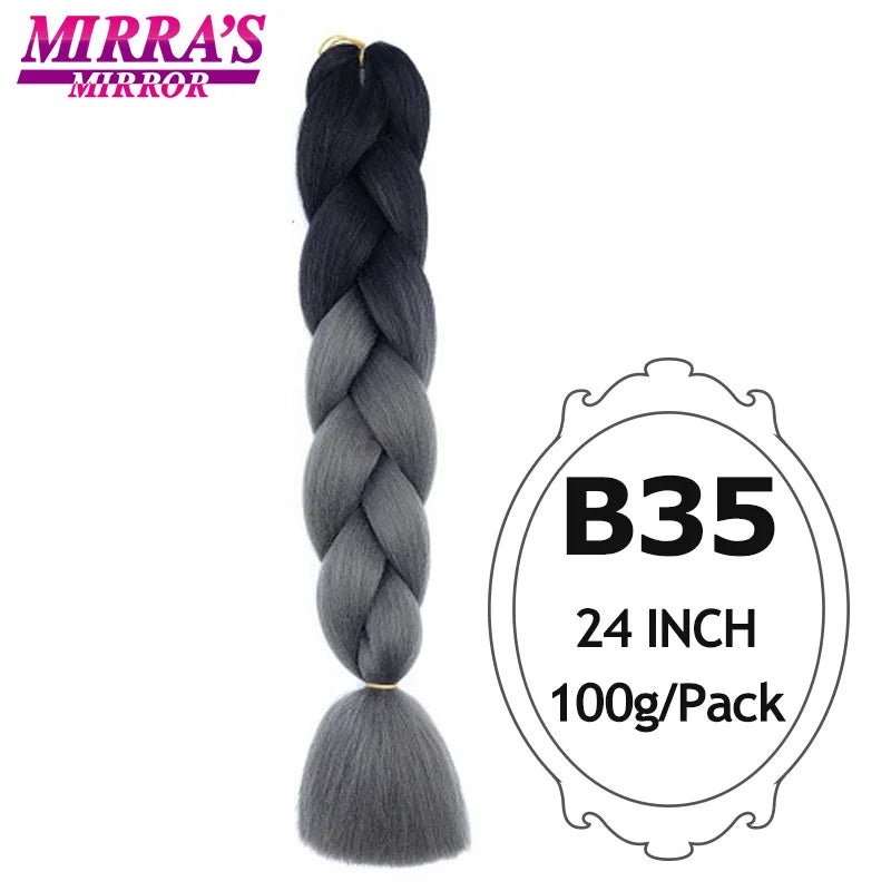 Style & Shine Hair  Jumbo Braiding Hair Extensions High Temperature YAKI Fiber Hair For Braids Synthetic Braiding Box Hair Ombre Jumbo Braid Purple