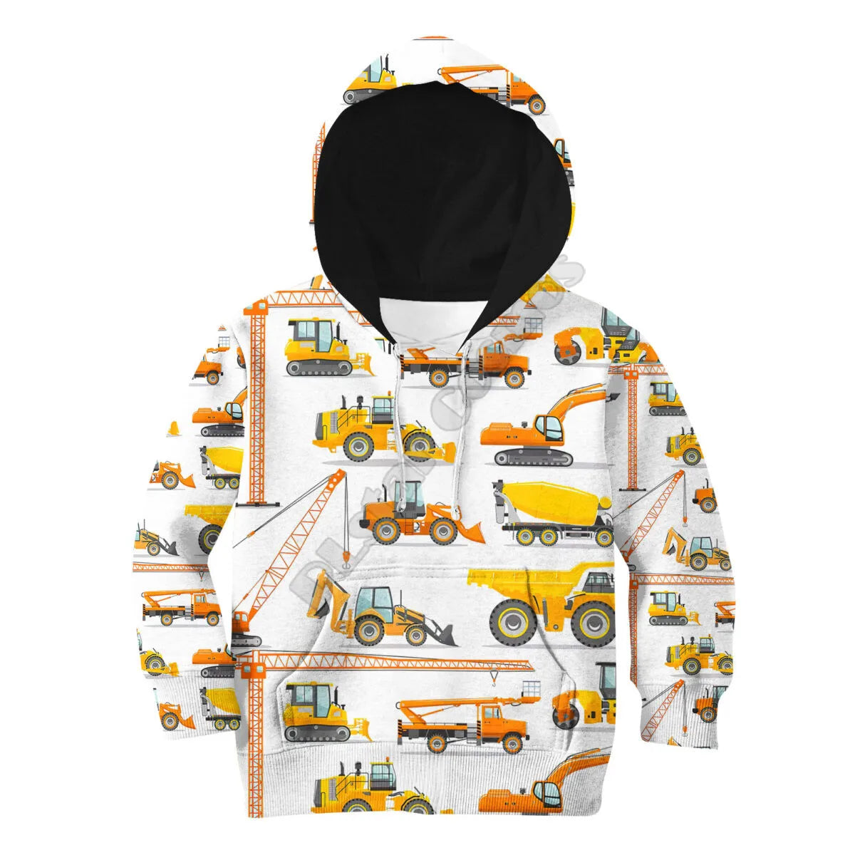 Boy  clothing  Heavy Equipment 3d all over printed Hoodies Children zipper Pullover Sweatshirt Tracksuit/hoodies/family t shirt 02