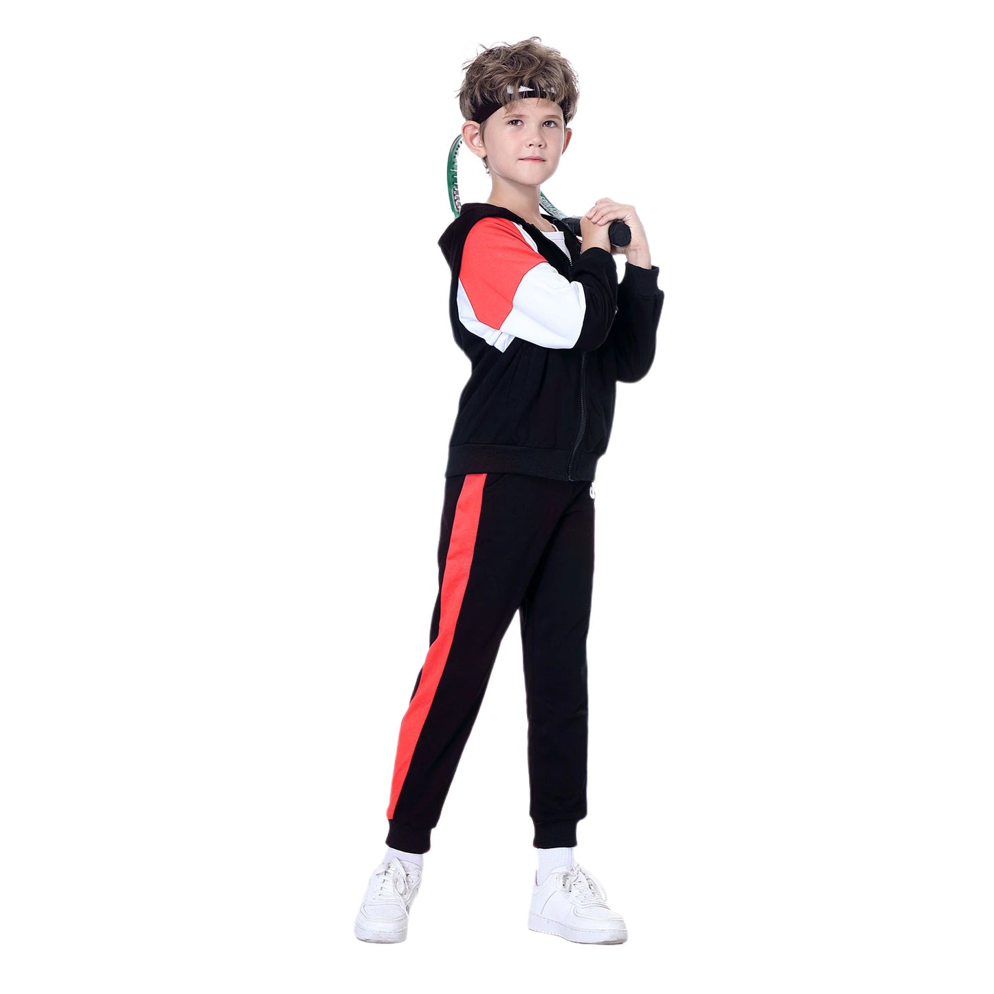 Boy clothing  Kids Tracksuits Teen Boys School Sweatsuits Fashion Cotton Hooded Tops Soft Children Long Sleeve T-Shirts Pants Sportswear