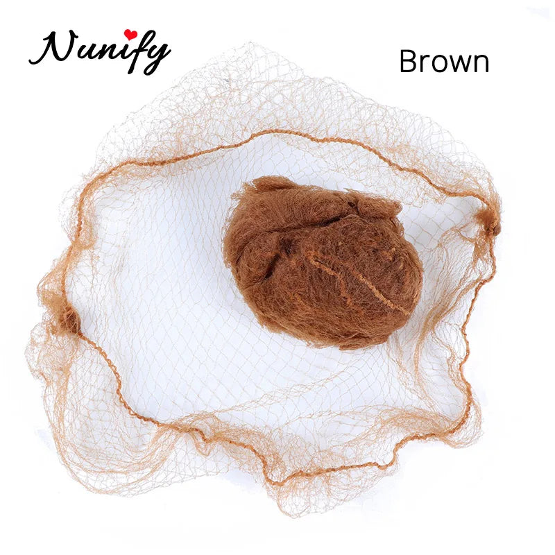 Style & Shine Hair  Nunify 5Mm Nylon Hair Nets Invisible Disposable Hair Net Ballet Dance Snoods Net Bun Hair Nets Invisible Elastic Edge Mesh Hair