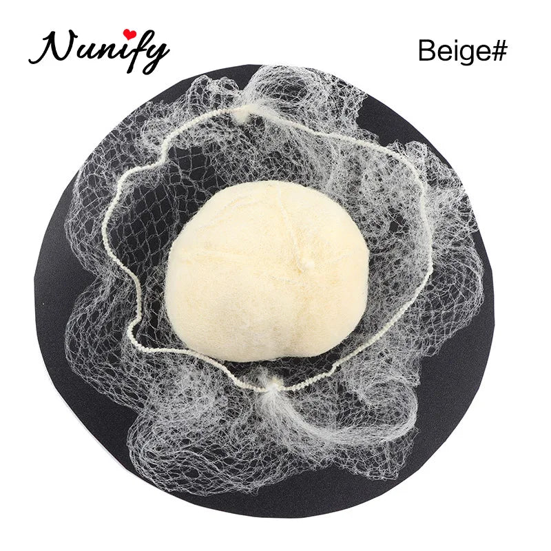 Style & Shine Hair  Nunify 5Mm Nylon Hair Nets Invisible Disposable Hair Net Ballet Dance Snoods Net Bun Hair Nets Invisible Elastic Edge Mesh Hair