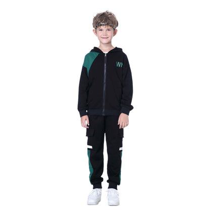 Boy clothing  Kids Tracksuits Teen Boys School Sweatsuits Fashion Cotton Hooded Tops Soft Children Long Sleeve T-Shirts Pants Sportswear