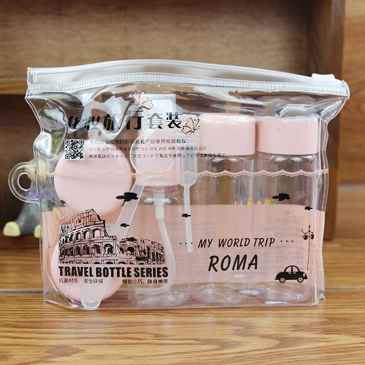 Makeup and face  10 pc/Set Travel Mini Makeup Cosmetic Face Cream Bottles