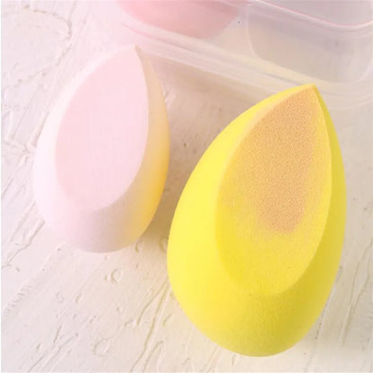 Makeup and face 4pcs Makeup Sponge Powder Puff Dry and Wet Combined Beauty Cosmetic Ball