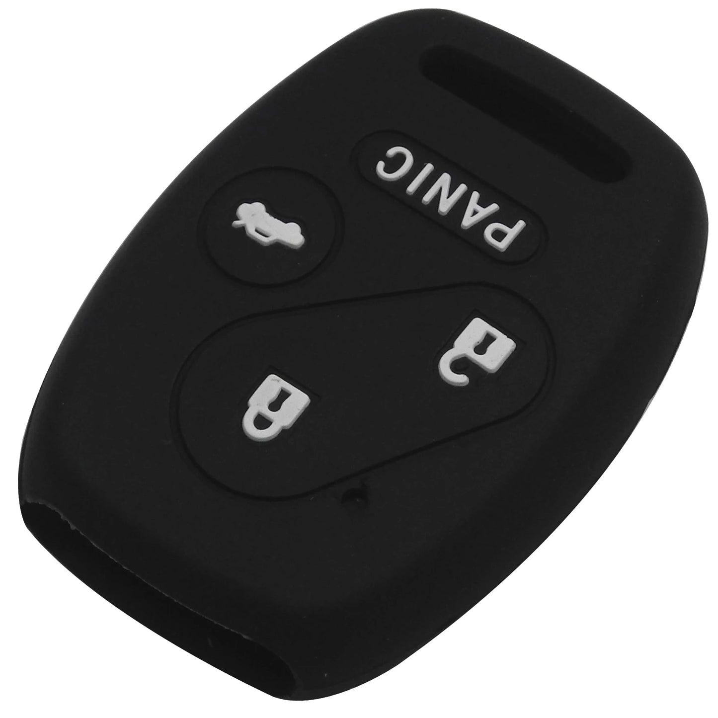 Car   jingyuqin 3+1 Buttons For Honda Crosstour Insight Pilot Civic Ridgeline CR-V CR-Z Element Fob Remote Silicone Car Key Case Cover