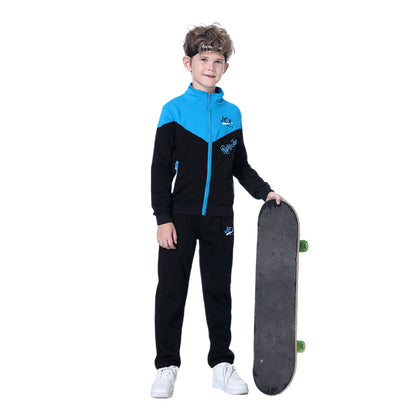 Boy clothing  Kids Tracksuits Teen Boys School Sweatsuits Fashion Cotton Hooded Tops Soft Children Long Sleeve T-Shirts Pants Sportswear