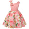 Girl clothing Summer Kids Flower Dresses for Girls Christmas Children Clothing Dress Princess Brithday Wedding Party Baby Girl Dress With Bow