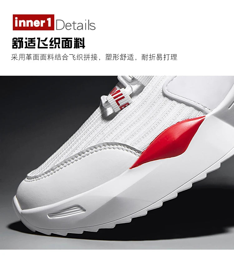 Men shoes tennis sneakers men trainers Breathable shoes couple high-top loafers shoes breathable tides sport shoes running shoes