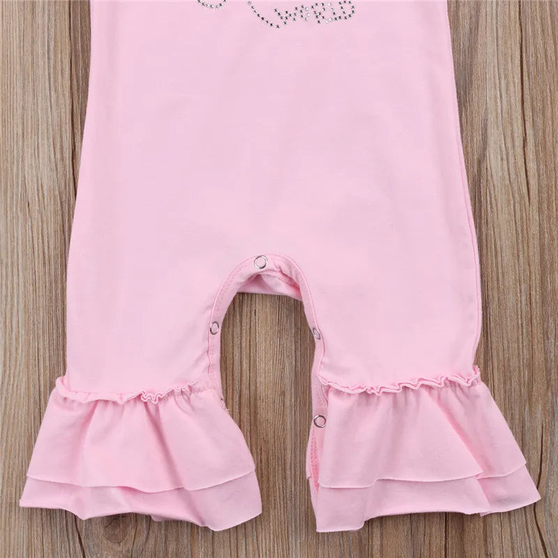 Girl clothing New New born Baby Flower Romper Girl Jumpsuit Headband Outfits Girls Clothes Set