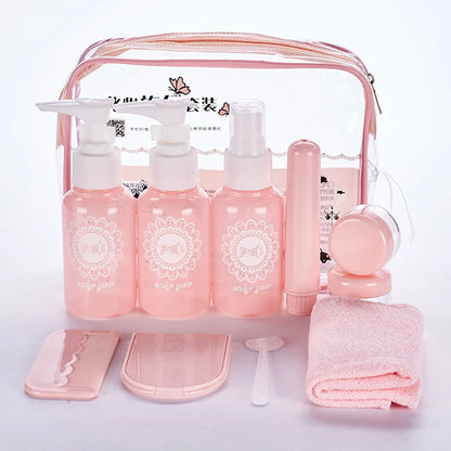 Makeup and face  10 pc/Set Travel Mini Makeup Cosmetic Face Cream Bottles