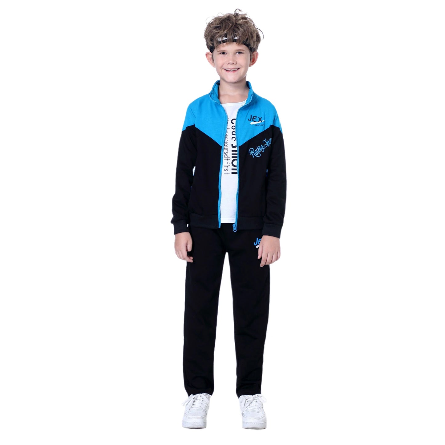 Boy clothing  Kids Tracksuits Teen Boys School Sweatsuits Fashion Cotton Hooded Tops Soft Children Long Sleeve T-Shirts Pants Sportswear