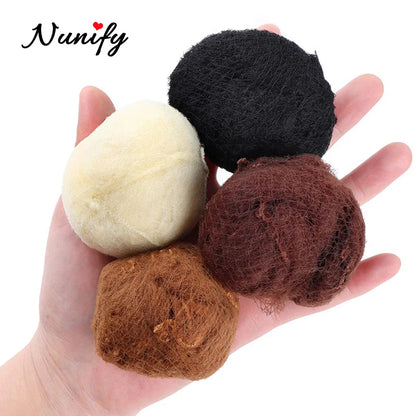 Style & Shine Hair  Nunify 5Mm Nylon Hair Nets Invisible Disposable Hair Net Ballet Dance Snoods Net Bun Hair Nets Invisible Elastic Edge Mesh Hair