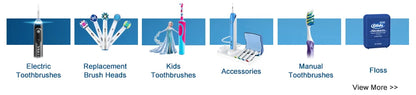 Bathroom  Oral-B Electric Toothbrush Rotating Toothbrush Battery Powered Brush