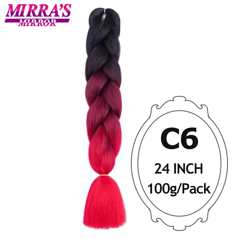 Style & Shine Hair  Jumbo Braiding Hair Extensions High Temperature YAKI Fiber Hair For Braids Synthetic Braiding Box Hair Ombre Jumbo Braid Purple