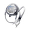 Jewellery  Luxury Natural Rainbow Moonstone Rings For Men Women Solid 925 Silver Gemstone Jewelry Size 6-10